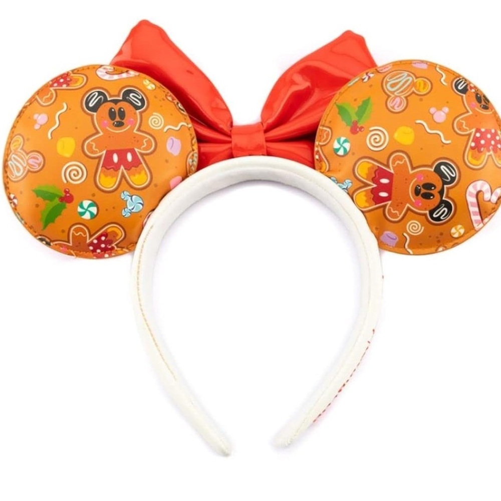 Loungefly Disney Minnie Mouse Gingerbread Headband With Dustbag - Picture 4 of 8